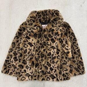 Juicy Couture Leopard Print Faux Fur‎ Jacket